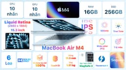 MacBook Air M4 13 inch 16GB/256GB 99% - 3
